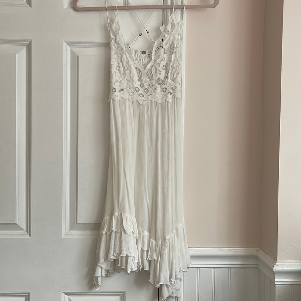 White free people dress